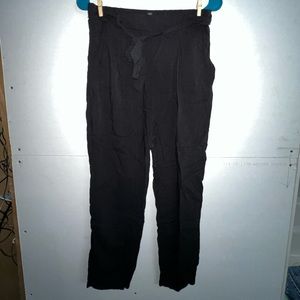 Medium black beach or lounging pants